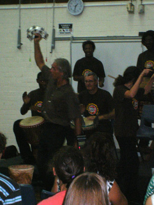 Bradfield College interactive drumming event